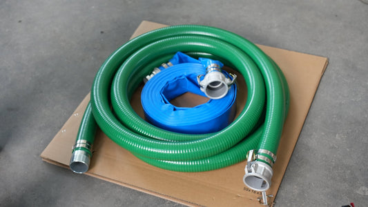 PVC Discharge & Suction Hose Kit – 2" & 3" Complete Pump Hose Sets - with 3" PVC | Sold by Uncle Wiener's Wholesale
