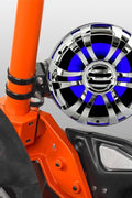 5.25 Inch Pyle Waterproof Marine Wakeboard Tower Speakers with LED lights, IP44 weatherproof housing