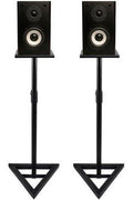 Pyle Speaker Stand Pair of Sound Play 1 and 3 Holder - Black - with <B>Dimensions (Overall):</B> 26.57 inches (H) x 26.77 inches (W) x 7.08 inches (D) | Sold by Uncle Wiener's Wholesale