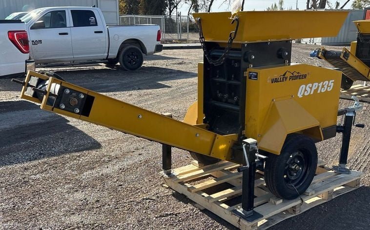 QSP135 Wheeled Mini Jaw Crusher – Portable Rock Crushing Plant – Model R228481 - with | Sold by Uncle Wiener's Wholesale