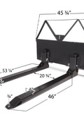 Quick Attach Skid Steer Pallet Fork Attachment – 2,600 lb Capacity – Universal Mount – Heavy - Duty Forklift Frame - with | Sold by Uncle Wiener's Wholesale