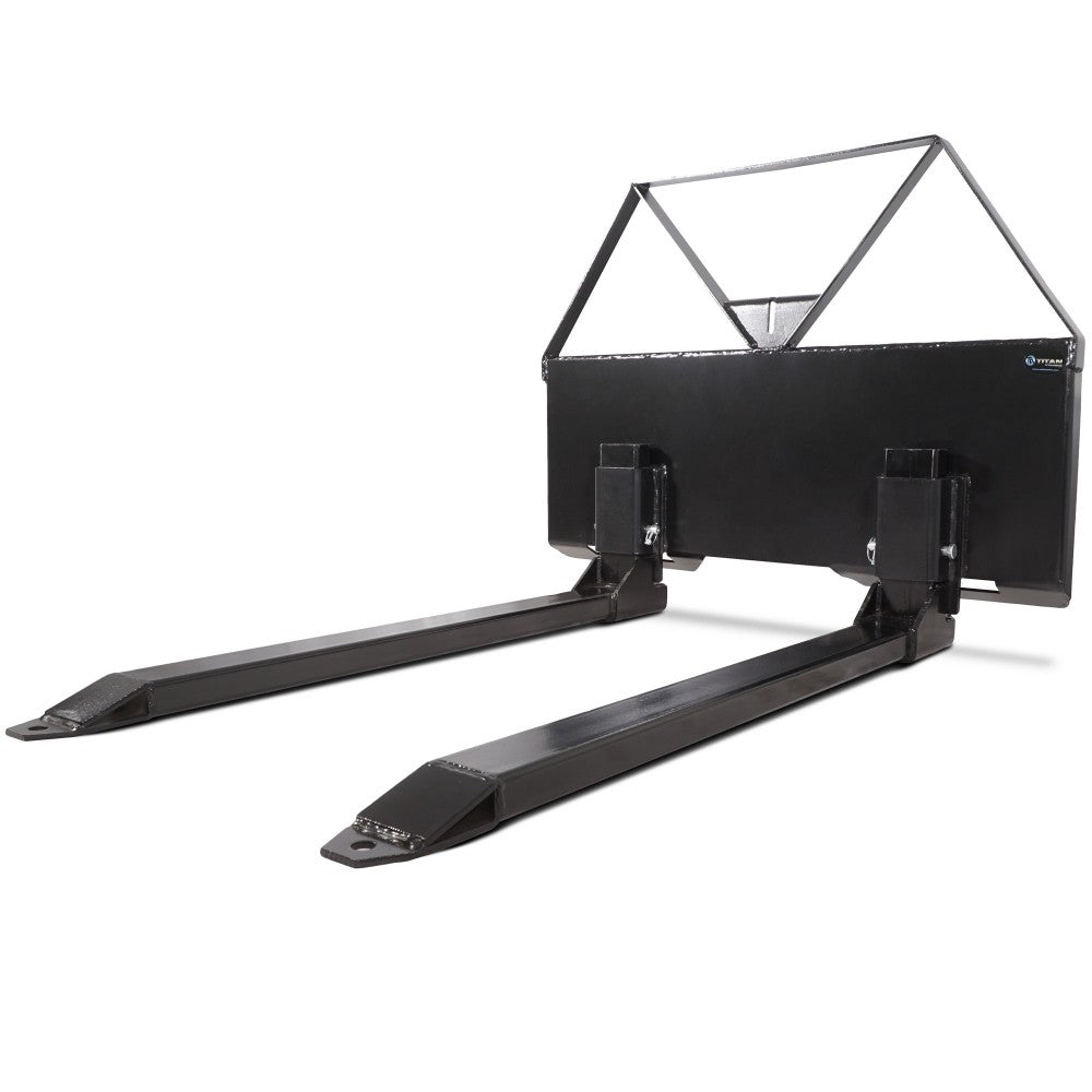 Quick Attach Skid Steer Pallet Fork Attachment – 2,600 lb Capacity – Universal Mount – Heavy - Duty Forklift Frame - with | Sold by Uncle Wiener's Wholesale