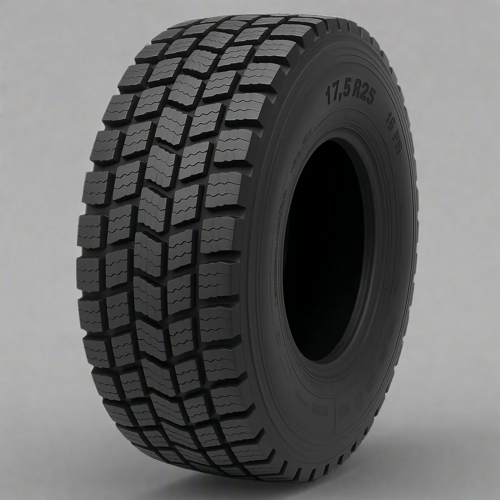 Radial loader tire with deep winter traction tread

20.5R25 OTR tire – sidewall and tread view

Premium mud and snow tire on display

Heavy-duty snow tire for construction equipment

Side-by-side comparison of OTR radial tires