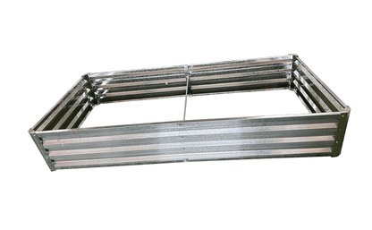 Raised Metal Garden Bed | Heavy-Duty Galvanized Planter Box for Vegetables & Herbs - Garden & Landscaping with 6 FT X 3 FT X 1 FT | Sold by Uncle Wiener's Wholesale