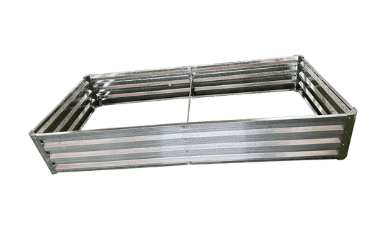 Raised Metal Garden Bed | Heavy-Duty Galvanized Planter Box for Vegetables & Herbs - Garden & Landscaping with 6 FT X 3 FT X 1 FT | Sold by Uncle Wiener's Wholesale
