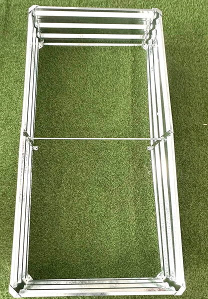 Raised Metal Garden Bed | Heavy-Duty Galvanized Planter Box for Vegetables & Herbs - Garden & Landscaping with 6 FT X 3 FT X 1 FT | Sold by Uncle Wiener's Wholesale