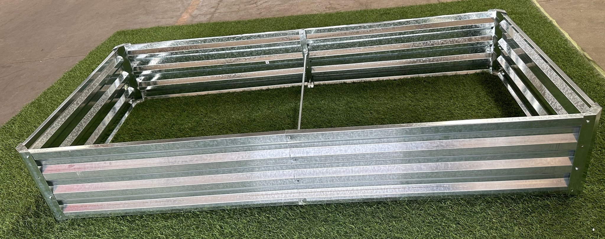 Raised Metal Garden Bed | Heavy-Duty Galvanized Planter Box for Vegetables & Herbs - Garden & Landscaping with 6 FT X 3 FT X 1 FT | Sold by Uncle Wiener's Wholesale