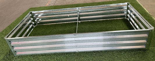 Raised Metal Garden Bed | Heavy-Duty Galvanized Planter Box for Vegetables & Herbs - Garden & Landscaping with 6 FT X 3 FT X 1 FT | Sold by Uncle Wiener's Wholesale