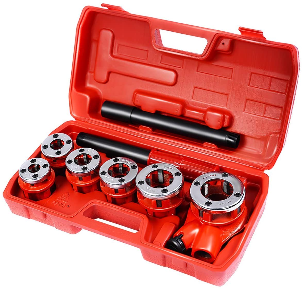 Ratcheting Pipe Threading Tool Kit with Dies & Cutter – WT01Z5534 - with | Sold by Uncle Wiener's Wholesale