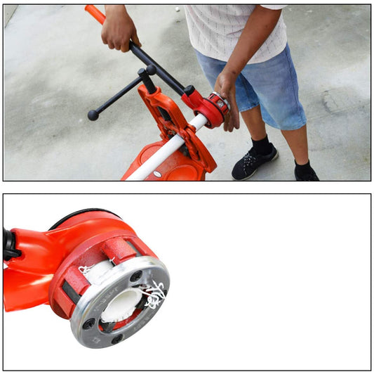 Ratcheting Pipe Threading Tool Kit with Dies & Cutter – WT01Z5534 - with | Sold by Uncle Wiener's Wholesale
