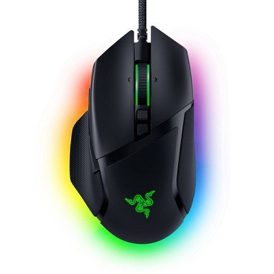 Razer Basilisk V3 Ergonomic Wired Gaming Mouse - with Dimensions (Overall): 1.67 Inches (H) x 2.96 Inches (W) x 5.12 Inches (D) | Sold by Uncle Wiener's Wholesale
