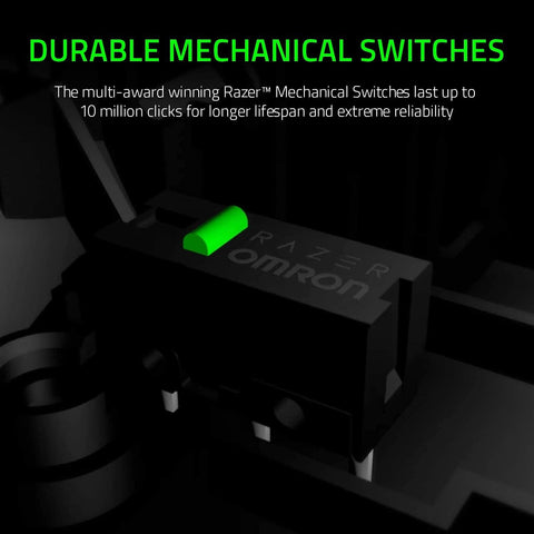 Razer DeathAdder Essential Gaming Mouse: 6400 DPI Optical Sensor - 5 Programmable Buttons - Mechanical Switches - Rubber Side Grips - Classic Black - with Classic Black | Sold by Uncle Wiener's Wholesale