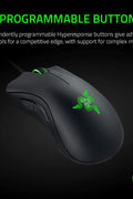 Razer DeathAdder Essential Gaming Mouse: 6400 DPI Optical Sensor - 5 Programmable Buttons - Mechanical Switches - Rubber Side Grips - Classic Black - with Classic Black | Sold by Uncle Wiener's Wholesale