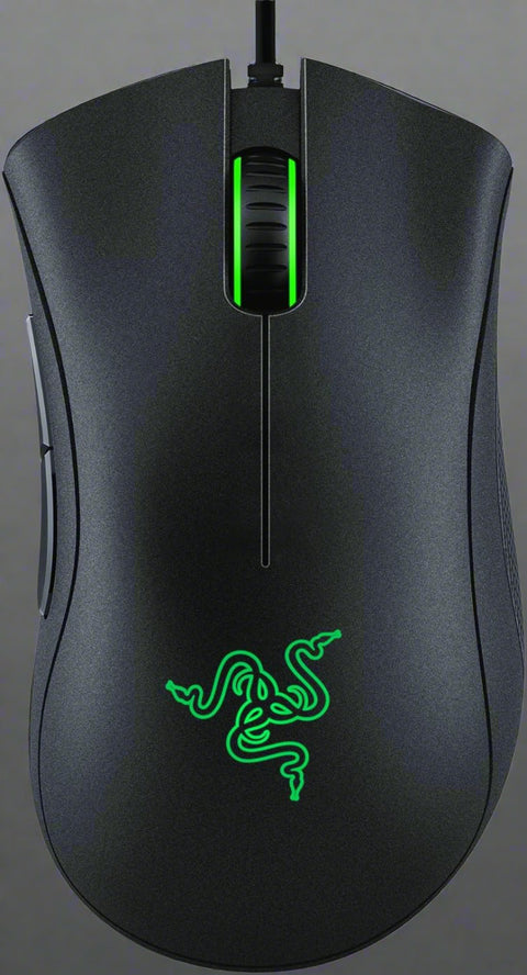 Razer DeathAdder Essential Gaming Mouse: 6400 DPI Optical Sensor - 5 Programmable Buttons - Mechanical Switches - Rubber Side Grips - Classic Black - with Classic Black | Sold by Uncle Wiener's Wholesale
