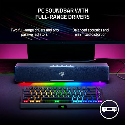 Razer Leviathan V2 X PC Gaming Soundbar – USB-C Bluetooth 5.0 Desktop Speaker with Chroma RGB & Full-Range Drivers - Electronics with | Sold by Uncle Wiener's Wholesale