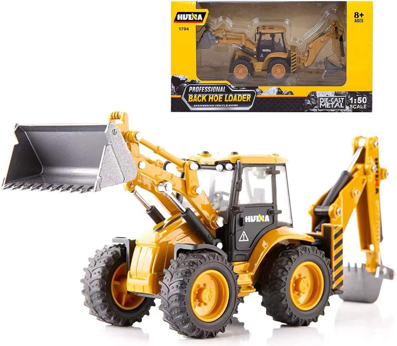 RC & Diecast Construction Vehicle Collection – Excavators, Bulldozers, Forklifts, Crane Trucks & Loaders - with 1:50 Construction Die Cast Back Hoe Loader | Sold by Uncle Wiener's Wholesale
