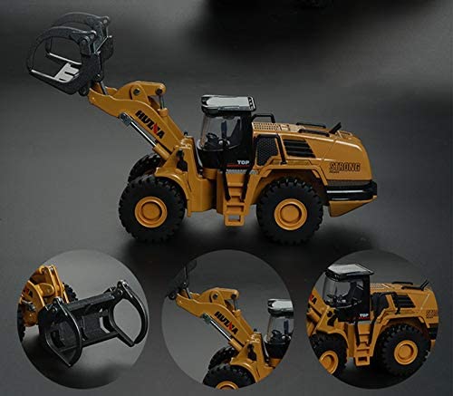 RC & Diecast Construction Vehicle Collection – Excavators, Bulldozers, Forklifts, Crane Trucks & Loaders - with 1:50 Diecast Timber Grab Wheel Loader Construction Toy | Sold by Uncle Wiener's Wholesale
