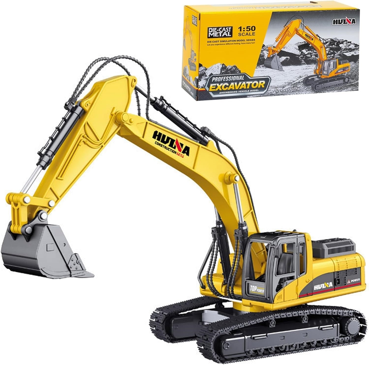RC & Diecast Construction Vehicle Collection – Excavators, Bulldozers, Forklifts, Crane Trucks & Loaders - with 1:50 Construction Diecast Excavator Toy | Sold by Uncle Wiener's Wholesale
