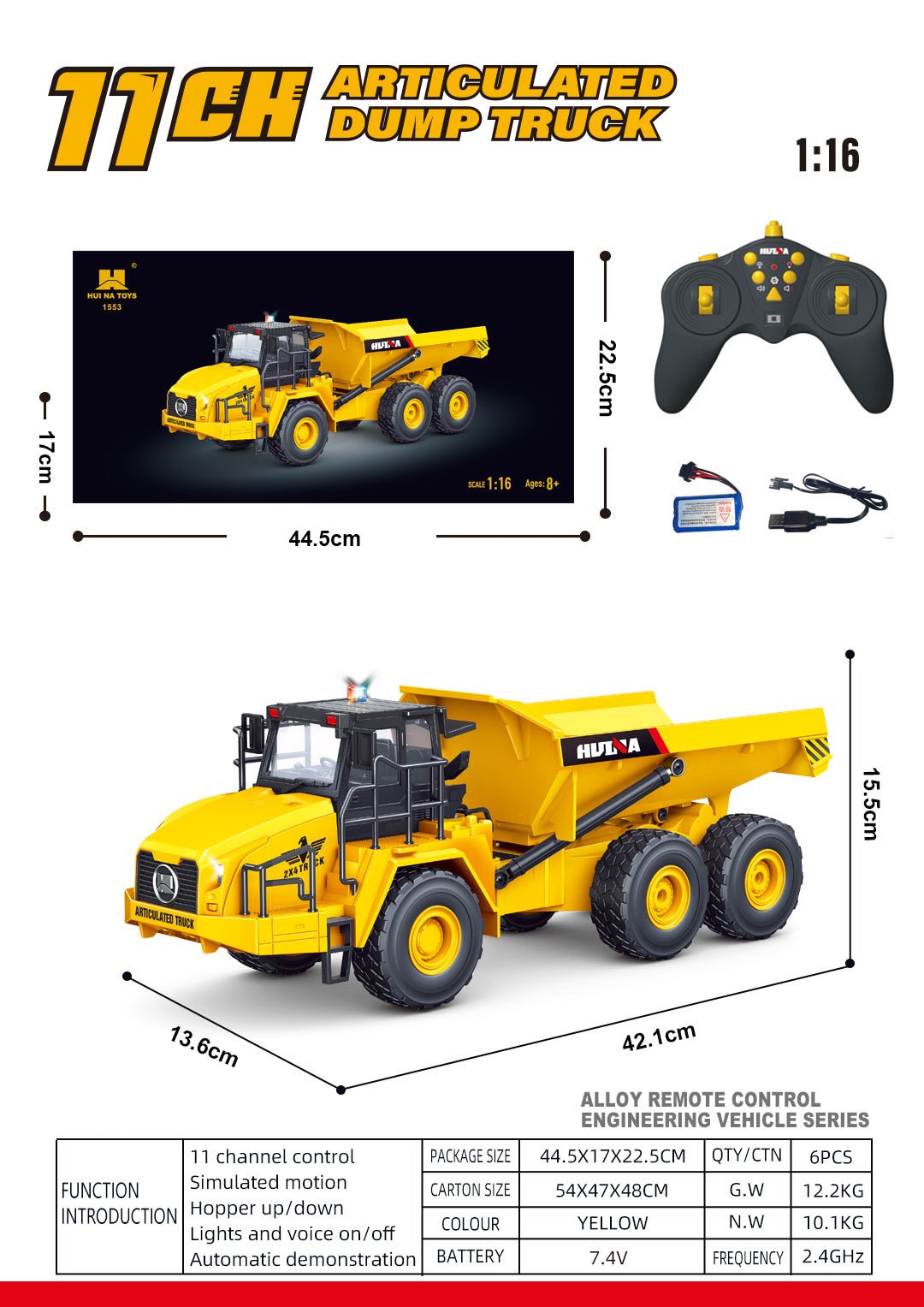 RC Farm & Construction Vehicle Collection – Tractors, Harvesters, Dump Trucks & Farm Playsets (Multiple Models) - with Fence Suit Farm Playset | Sold by Uncle Wiener's Wholesale