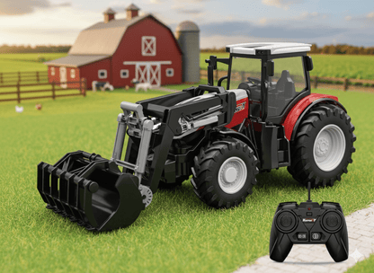 RC Farm & Construction Vehicle Collection – Tractors, Harvesters, Dump Trucks & Farm Playsets (Multiple Models) - with RC Tractor 6CH | Sold by Uncle Wiener's Wholesale