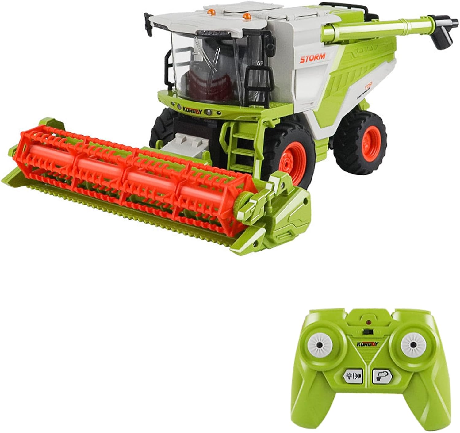 RC Farm & Construction Vehicle Collection – Tractors, Harvesters, Dump Trucks & Farm Playsets (Multiple Models) - with RC Farmer’s Grass Cart w/ 6 Grass Bales | Sold by Uncle Wiener's Wholesale