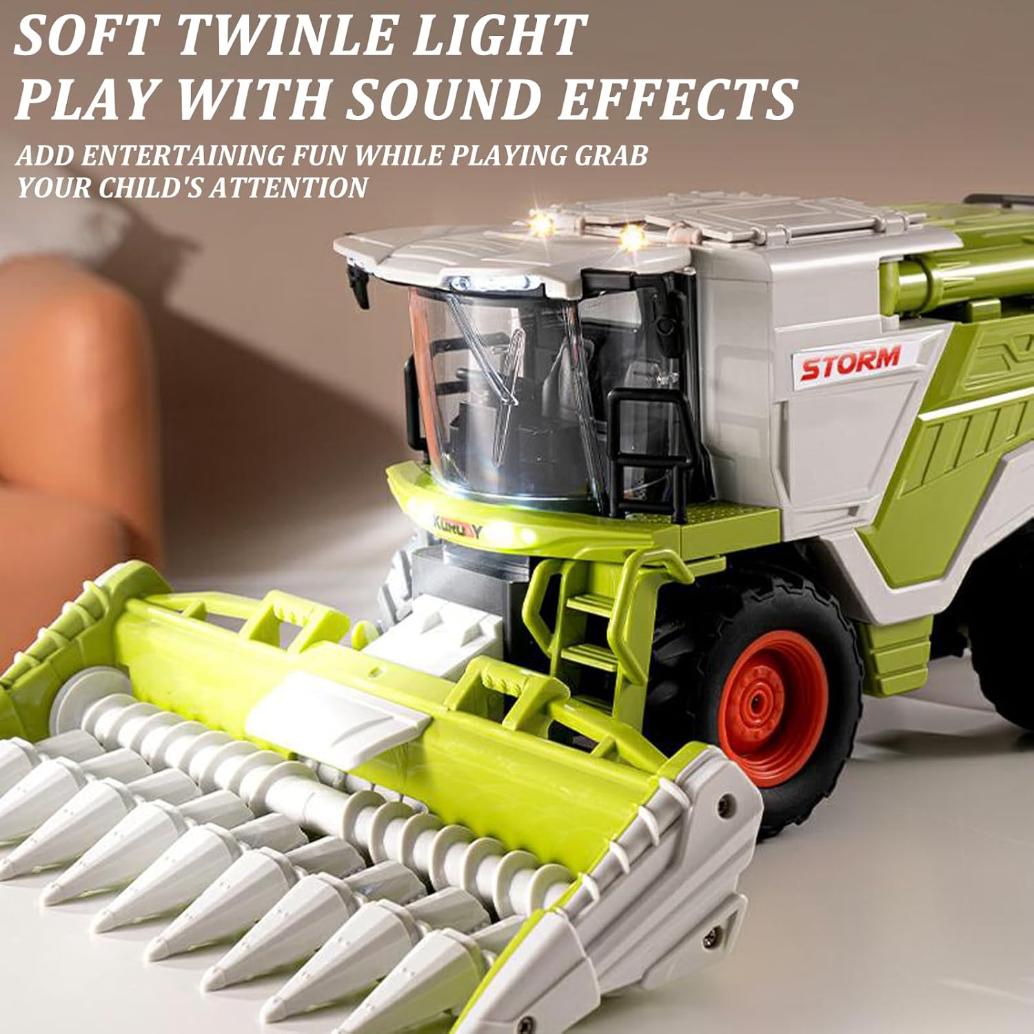 RC Farm & Construction Vehicle Collection – Tractors, Harvesters, Dump Trucks & Farm Playsets (Multiple Models) - with RC Farmer’s Grass Cart w/ 6 Grass Bales | Sold by Uncle Wiener's Wholesale