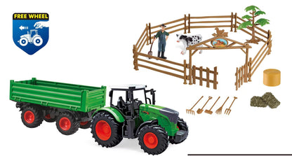 RC Farm & Construction Vehicle Collection – Tractors, Harvesters, Dump Trucks & Farm Playsets (Multiple Models) - with RC Combine Harvester Lights Sound & Smoke | Sold by Uncle Wiener's Wholesale