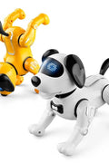 RC Robot Dog Toy with Music – Remote Control Smart Puppy w/ Battery & USB Charger EPT770120 - with Yellow | Sold by Uncle Wiener's Wholesale
