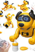RC Robot Dog Toy with Music – Remote Control Smart Puppy w/ Battery & USB Charger EPT770120 - with Yellow | Sold by Uncle Wiener's Wholesale