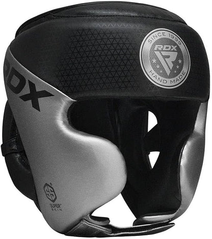 RDX Boxing Head Guard Silver Medium Training Headgear for Sparring, MMA and Muay Thai - General Equipment with | Sold by Uncle Wiener's Wholesale