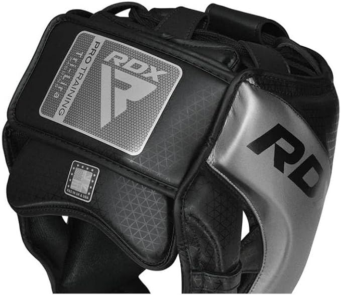 RDX Boxing Head Guard Silver Medium Training Headgear for Sparring, MMA and Muay Thai - General Equipment with | Sold by Uncle Wiener's Wholesale