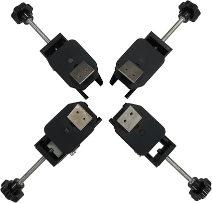 RebarTech Motorcycle Tire Changer Adapter Set – 4-Piece Metal Rim Clamp Extensions for Motorcycle, ATV, Dirt Bike & Scooter Wheels, 38 × 55mm Jaw Compatibility - with | Sold by Uncle Wiener's Wholesale