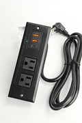 Recessed Desk Power Strip Bar with USB Ports – Ideal for Home Office or Workbench BY213C021C - with | Sold by Uncle Wiener's Wholesale
