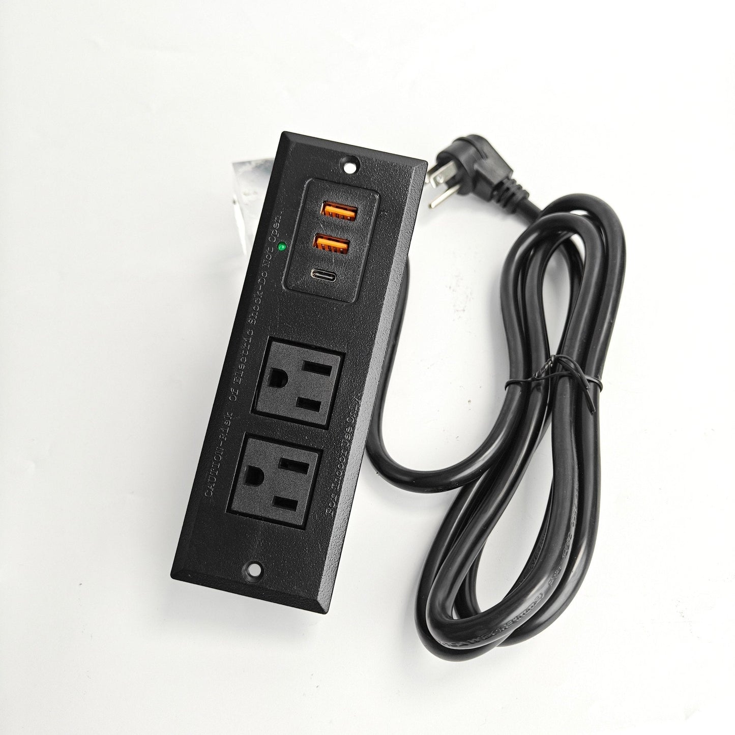 Recessed Desk Power Strip Bar with USB Ports – Ideal for Home Office or Workbench BY213C021C - with | Sold by Uncle Wiener's Wholesale