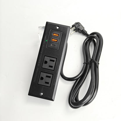 Recessed Desk Power Strip Bar with USB Ports – Ideal for Home Office or Workbench BY213C021C - with | Sold by Uncle Wiener's Wholesale