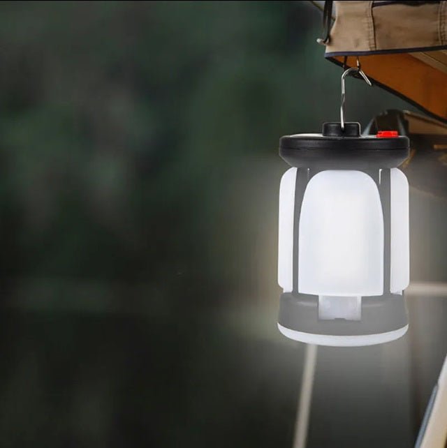 Rechargeable Camping Lantern 60 LED Foldable Solar & USB Emergency Tent Light with 7 Modes 5821H - with | Sold by Uncle Wiener's Wholesale