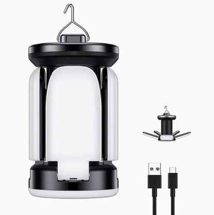 Rechargeable Camping Lantern 60 LED Foldable Solar & USB Emergency Tent Light with 7 Modes 5821H - with | Sold by Uncle Wiener's Wholesale
