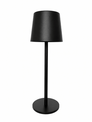 Rechargeable Touch LED Table Lamp 3-Color Dimming Metal Desk Light Black White HBMTGGTD09