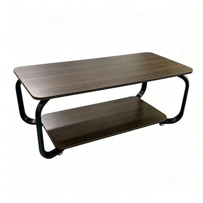 Rectangular Coffee Table Modern Simple Removable Living Room Table Dark Walnut S1366  - with | Sold by Uncle Wiener's Wholesale