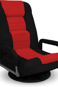 Red & Black 360° Swivel Gaming Chair with Lumbar Support | Ergonomic Seat 1215919 - with RED & BLACK | Sold by Uncle Wiener's Wholesale