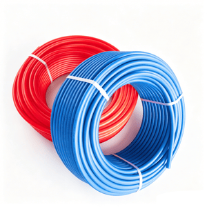 Red & Blue PEX-B Tubing Pipe Sets 600 ft Total with Cutter and Tube Clamps for Hot & Cold Water Plumbing