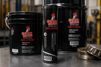 Red Lithium Complex Grease | Extra Tacky Multipurpose – Available in Tube, Pail & Barrel - General Equipment with 14 Oz Tube | Sold by Uncle Wiener's Wholesale