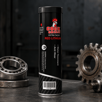 Red Lithium Complex Grease | Extra Tacky Multipurpose – Available in Tube, Pail & Barrel - General Equipment with 14 Oz Tube | Sold by Uncle Wiener's Wholesale