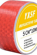 Reflective Safety Tape | 2" x 30 FT – Silver & Yellow or Red High - Visibility Roll - with RED | Sold by Uncle Wiener's Wholesale