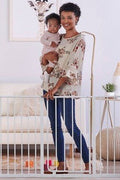 Regalo Extra Wide Easy Open Metal Walk Through Baby Gate - with <B>Dimensions (Overall):</B> 29 Inches (L), 30 Inches (H), 2 Inches thick | Sold by Uncle Wiener's Wholesale