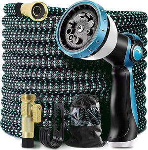 Relxitl Expandable Garden Hose – Flexible Lightweight Water Hose with 10-Function Spray Nozzle