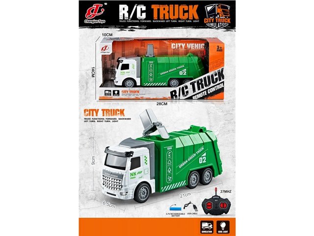 Remote Control Garbage Truck Toy 4 - Channel Sanitation RC Vehicle CPS343050 - with | Sold by Uncle Wiener's Wholesale