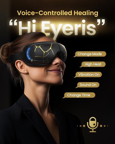 RENPHO Eye Massager with Heat and Cooling, Birthday Gifts for Women/Men, Eyeris Kintsugi FSA/HSA Eligible Voice Control Eye Mask for Migraines, Eye Care Device for Relaxation - with | Sold by Uncle Wiener's Wholesale