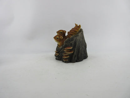 Resin Indoor & Outdoor Garden Statues Collection – Whimsical Polyresin Animal Décor | Shop Now - with Squirrels in Log Statue | Sold by Uncle Wiener's Wholesale