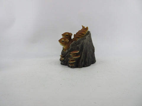 Resin Indoor & Outdoor Garden Statues Collection – Whimsical Polyresin Animal Décor | Shop Now - with Squirrels in Log Statue | Sold by Uncle Wiener's Wholesale